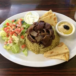 Beef and Lamb Gyro Plate