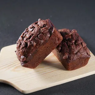 Double Chocolate Banana Bread mini. For all the chocolate lovers out there...Enjoy!