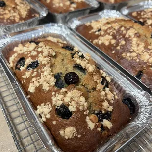 Blueberry White Chocolate Chip Banana Bread. Baked fresh for every order!