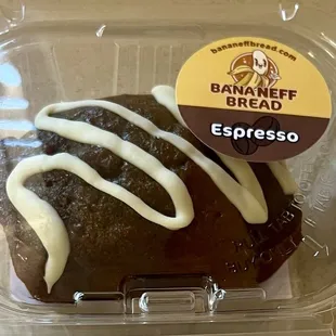 Espresso Banana Bread mini.