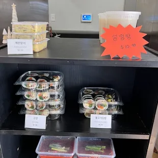 interior, sushi and sashimi