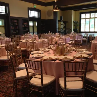 just before our wedding reception in the great hall