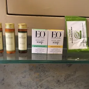 Organic/natural soaps.