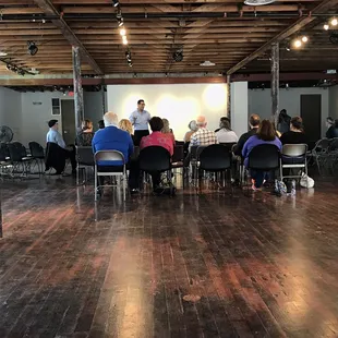 Town hall at Bancroft Street Market!