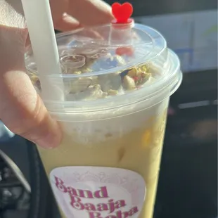 Thandai (Spiced Saffron Almond Milk) (V)*