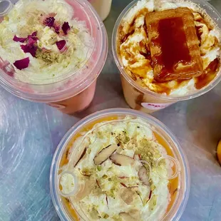 Guava Lassi, Parle G Cookie Butter Chai Latte,  Thandai
