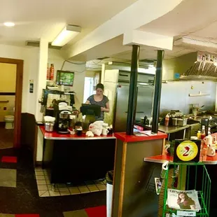 a group of diners in a restaurant