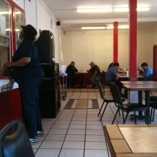 Not much to look at inside, but I always get mine to go.