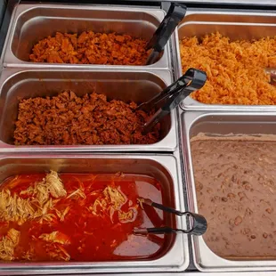 Al pastor asada and birria tacos