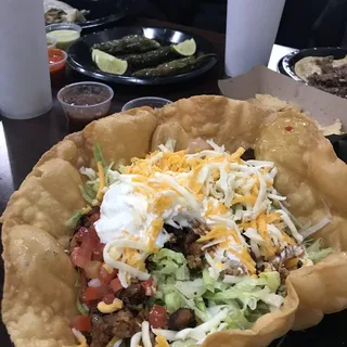 Big Shell Tostada (Taco Salad)