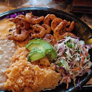 Shrimp a La Diabla Plate