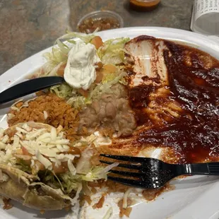 Crunchy Shredded Beef Taco
