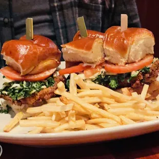 Fried chicken sandwich