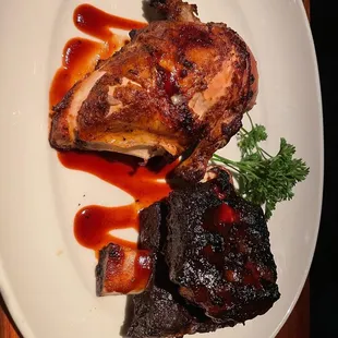 Chicken and ribs