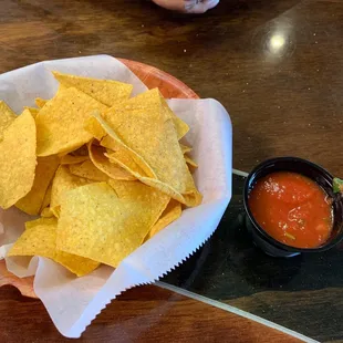 Chips and salsa.