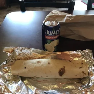 Burrito de rajas