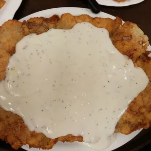 Large Chicken Fried Steak! Huge!