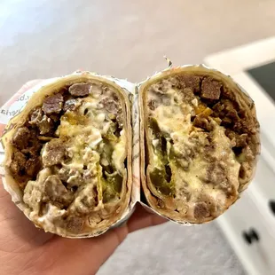 Nacho Burrito - Overall pretty tasty but not my favorite burrito I&apos;ve tried. Decent size and filling though.