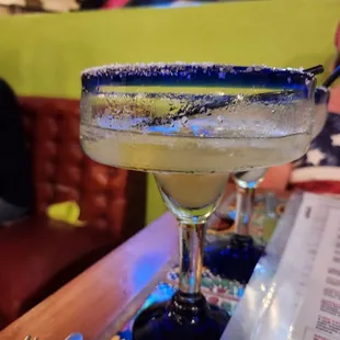 a margarita sitting on a table