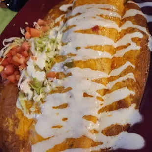 a plate of enchiladas