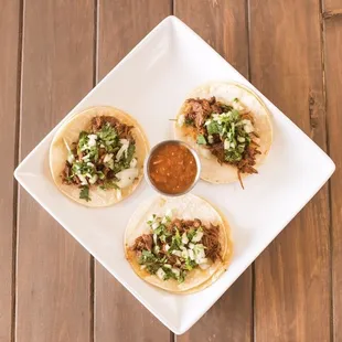 Cinco de Mayo weekend special, Barbacoa tacos!