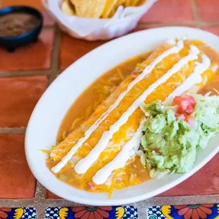 One of our most popular dishes, the Bandido Burrito!