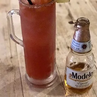 Stop by and enjoy a michelada!