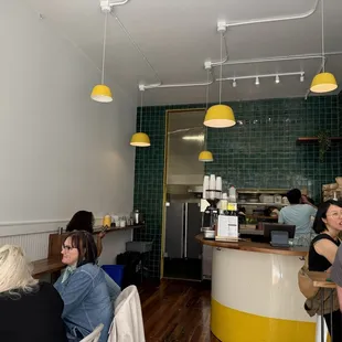 interior, sushi and sashimi