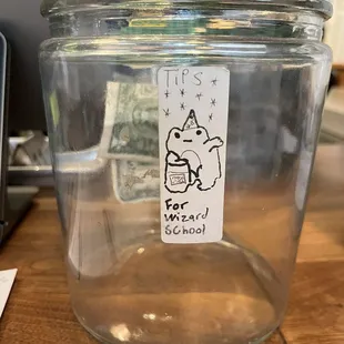 Tip jar