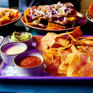 nachos and chips