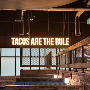 tacos are the rule