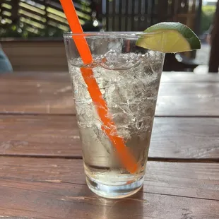 Ginger ale and Tito's