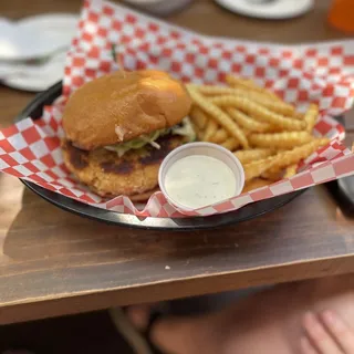 Smoked Salmon Burger