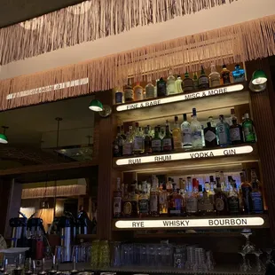 Fringed bar