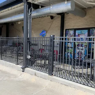 the outside of a sports bar