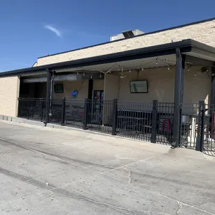 the outside of the building