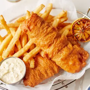 fish and chips, food, seafood, fish