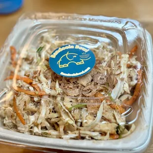 Spicy rice noodle bowl