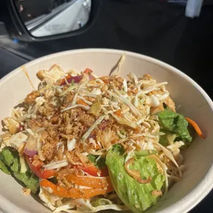 Tofu bowl with wheat noodles 10/10