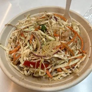 Spicy Noddle bowl with Chicken