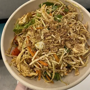 Tofu brown rice bowl