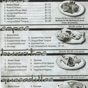 Menu page 2