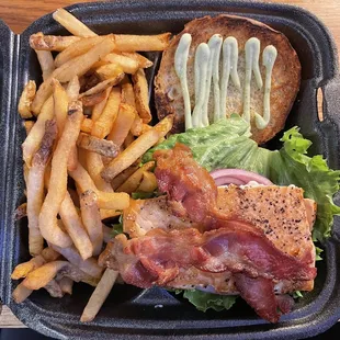 Salmon BLT