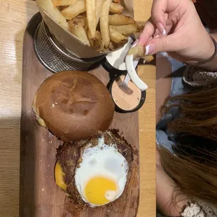 the hangover burger