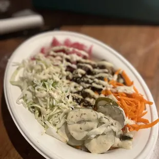 Spicy Eggplant Rice Bowl $14 (Vegetarian)