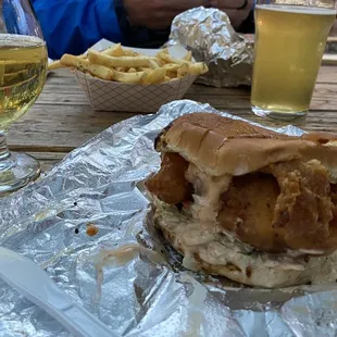 Spicy chicken sandwich