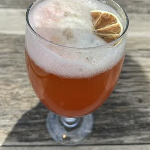 Lime Orange Hibiscus