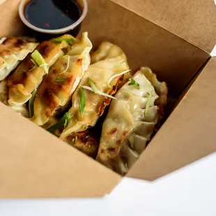 our bulgogi dumplings! photo by @nomtasticfoods on instagram.