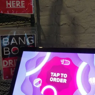 Ordering station and pickup inside Tastemakers Food Hall/Incubator