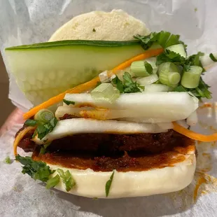 Spicy Pork Bao Bun